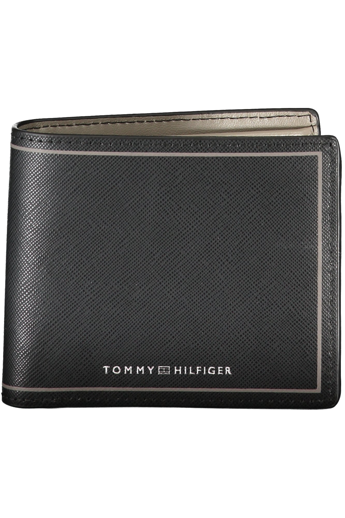 TOMMY HILFIGER MEN'S BLACK WALLET 