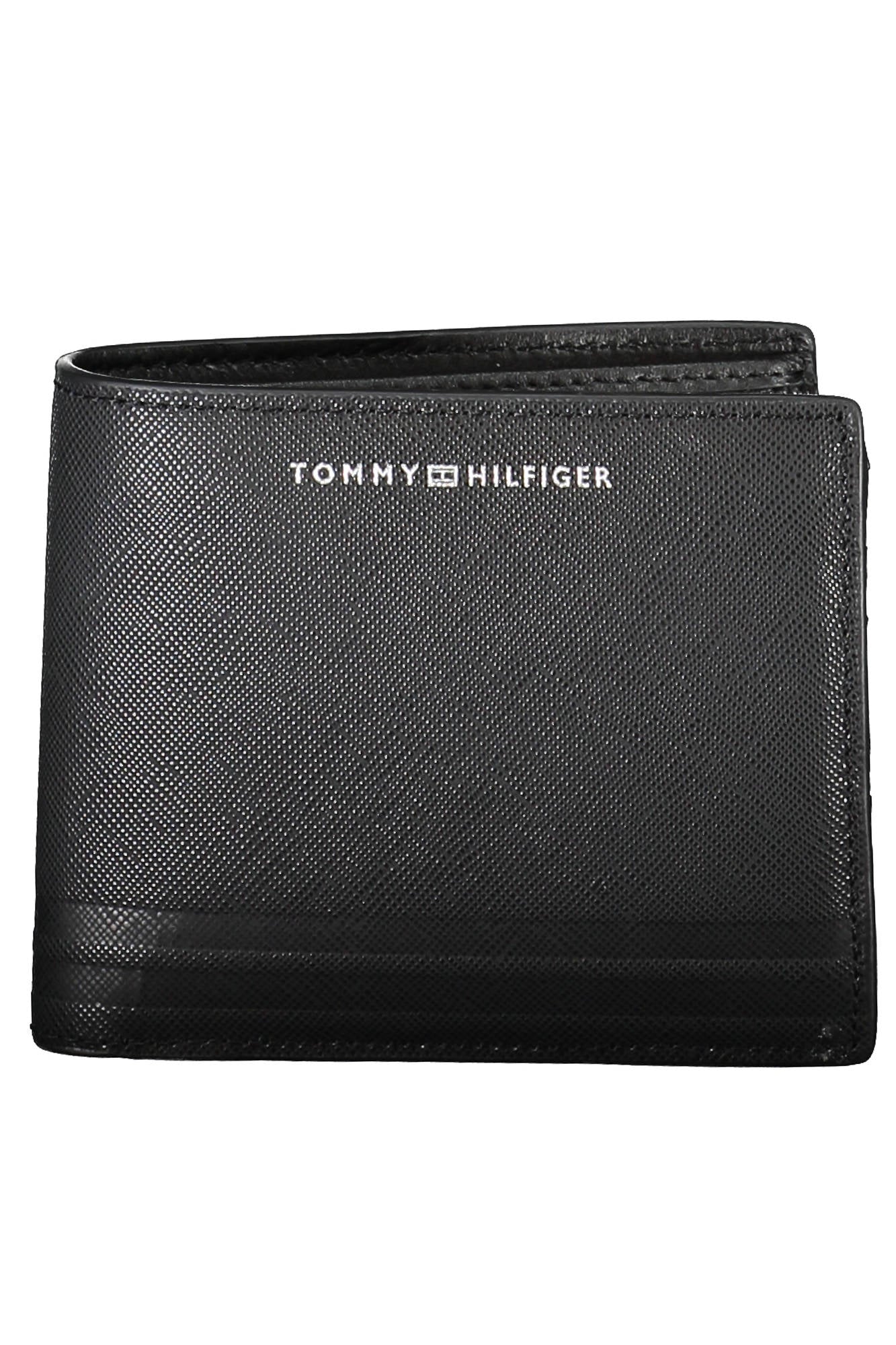 TOMMY HILFIGER MEN'S BLACK WALLET 