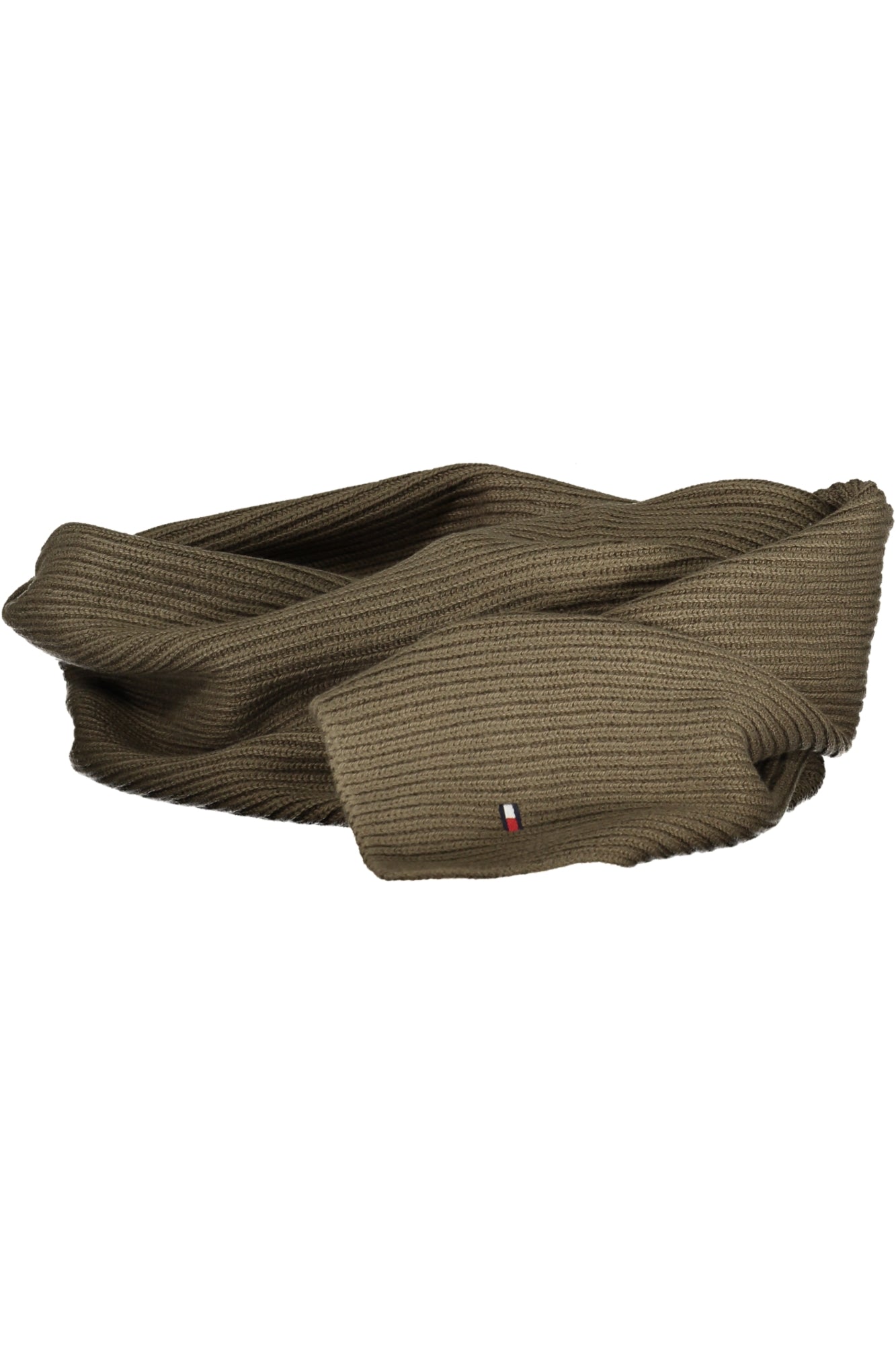 TOMMY HILFIGER MEN'S GREEN SCARF 