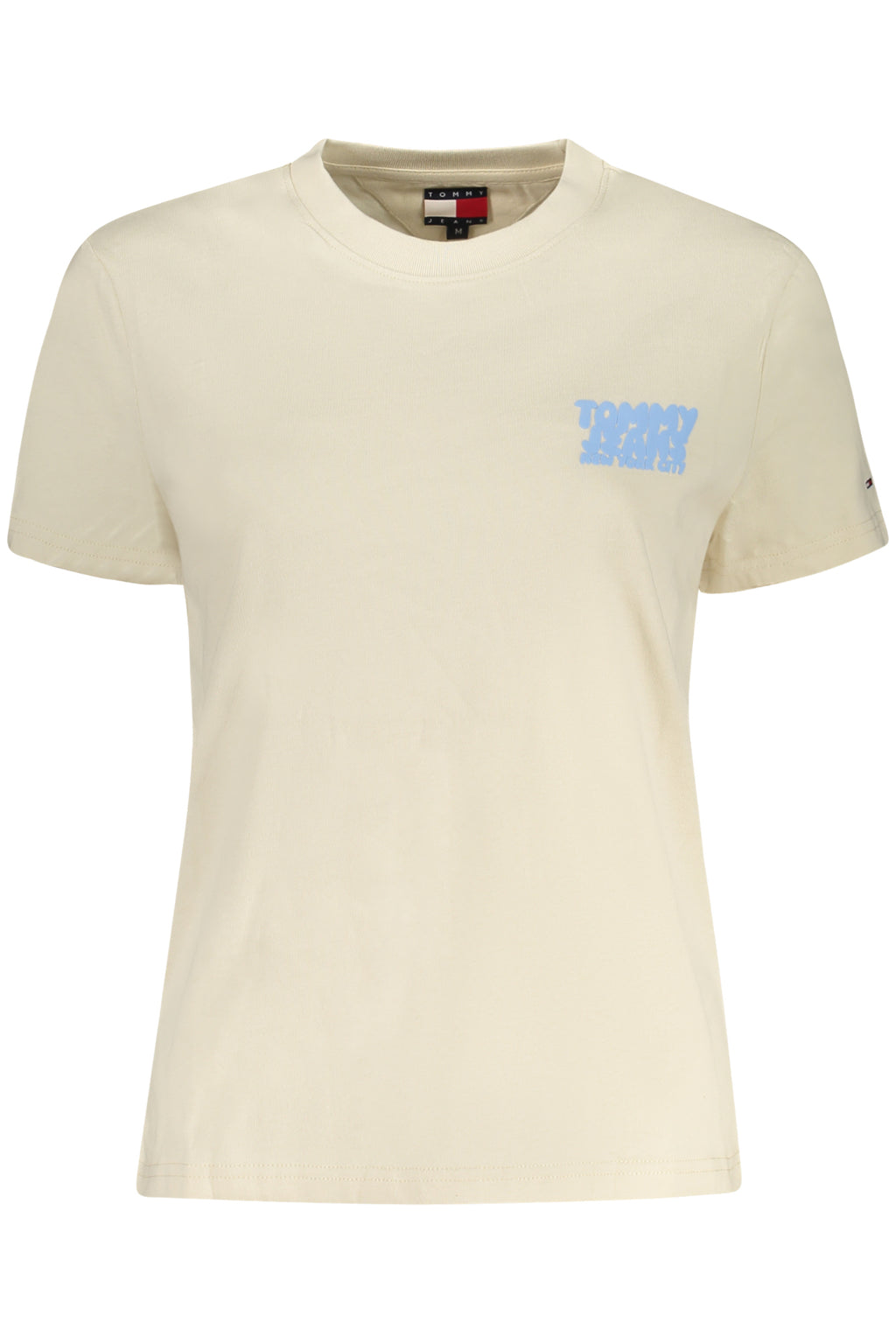 CAMISETA DE MANGA CORTA TOMMY HILFIGER PARA MUJER BEIGE 
