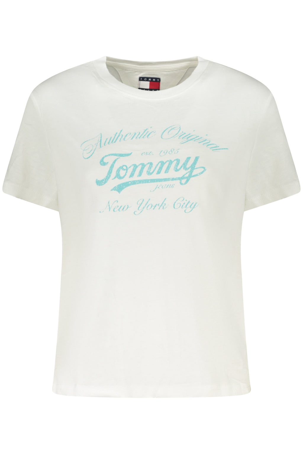 CAMISETA DE MANGA CORTA TOMMY HILFIGER PARA MUJER BLANCA 