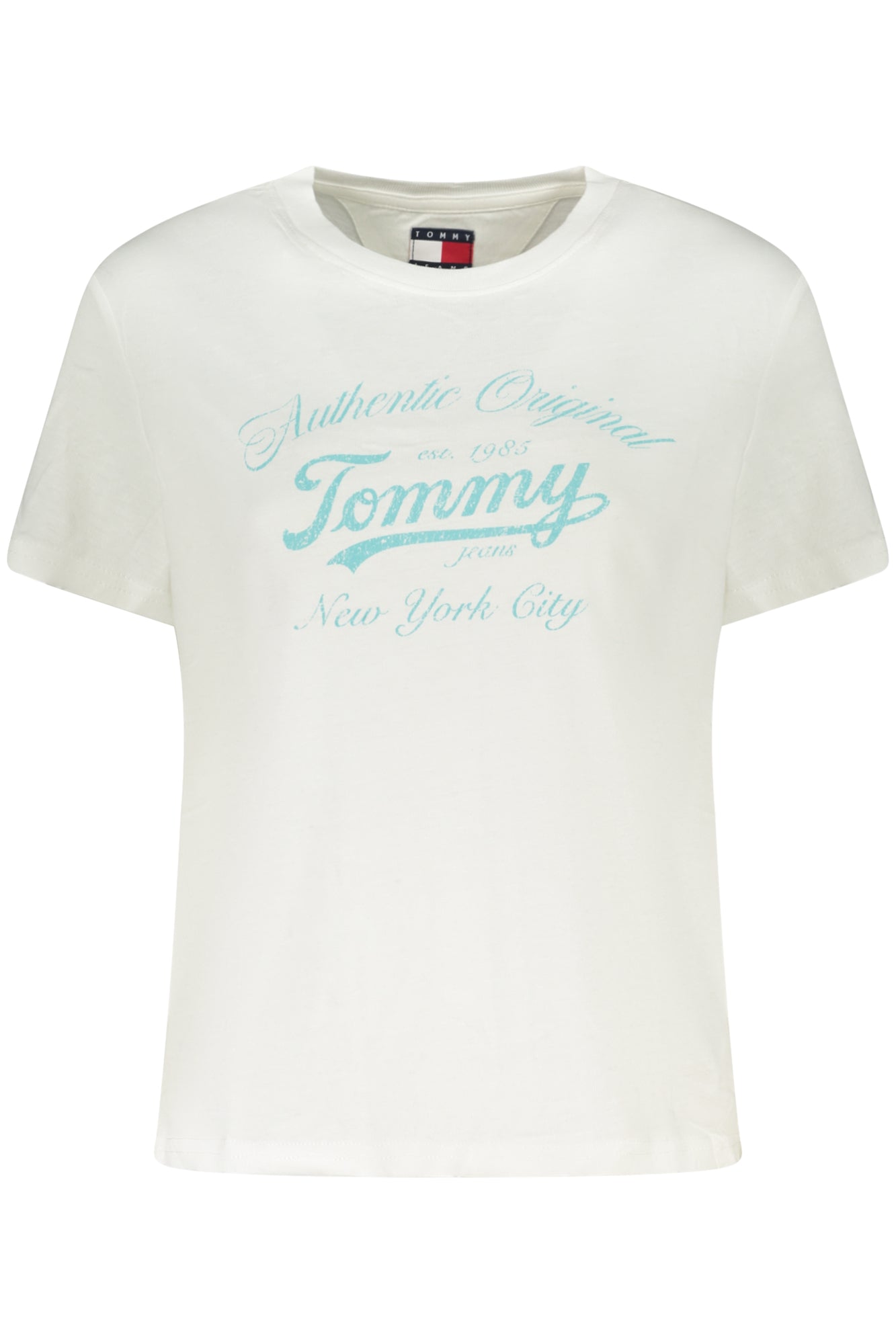 CAMISETA DE MANGA CORTA TOMMY HILFIGER PARA MUJER BLANCA 