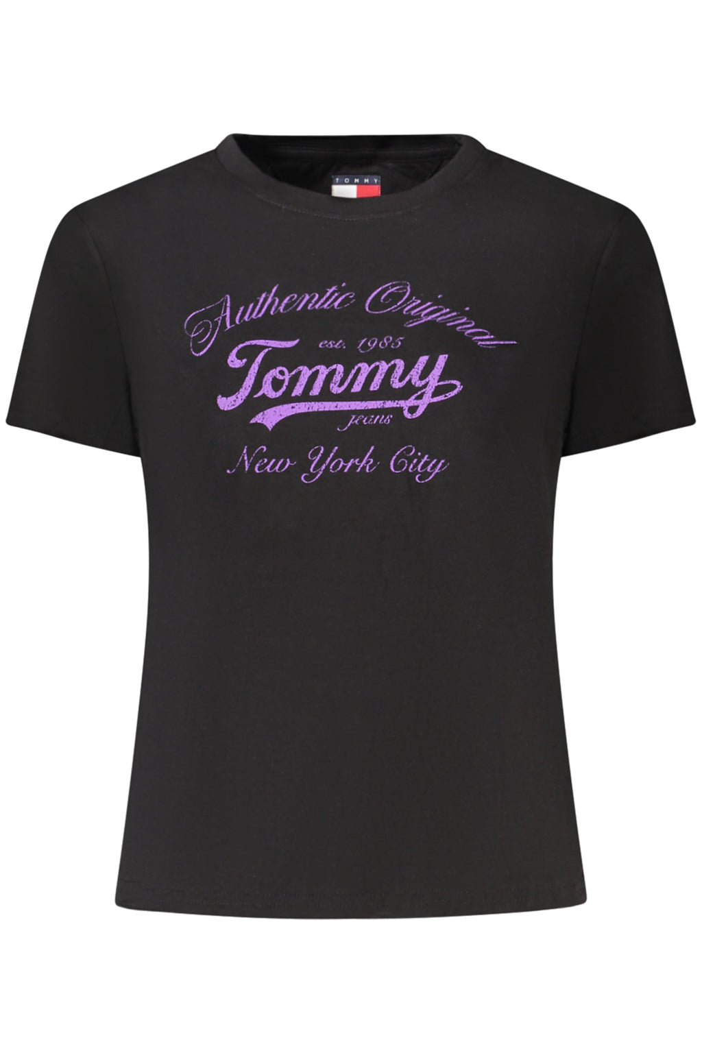 CAMISETA DE MANGA CORTA TOMMY HILFIGER PARA MUJER NEGRA 