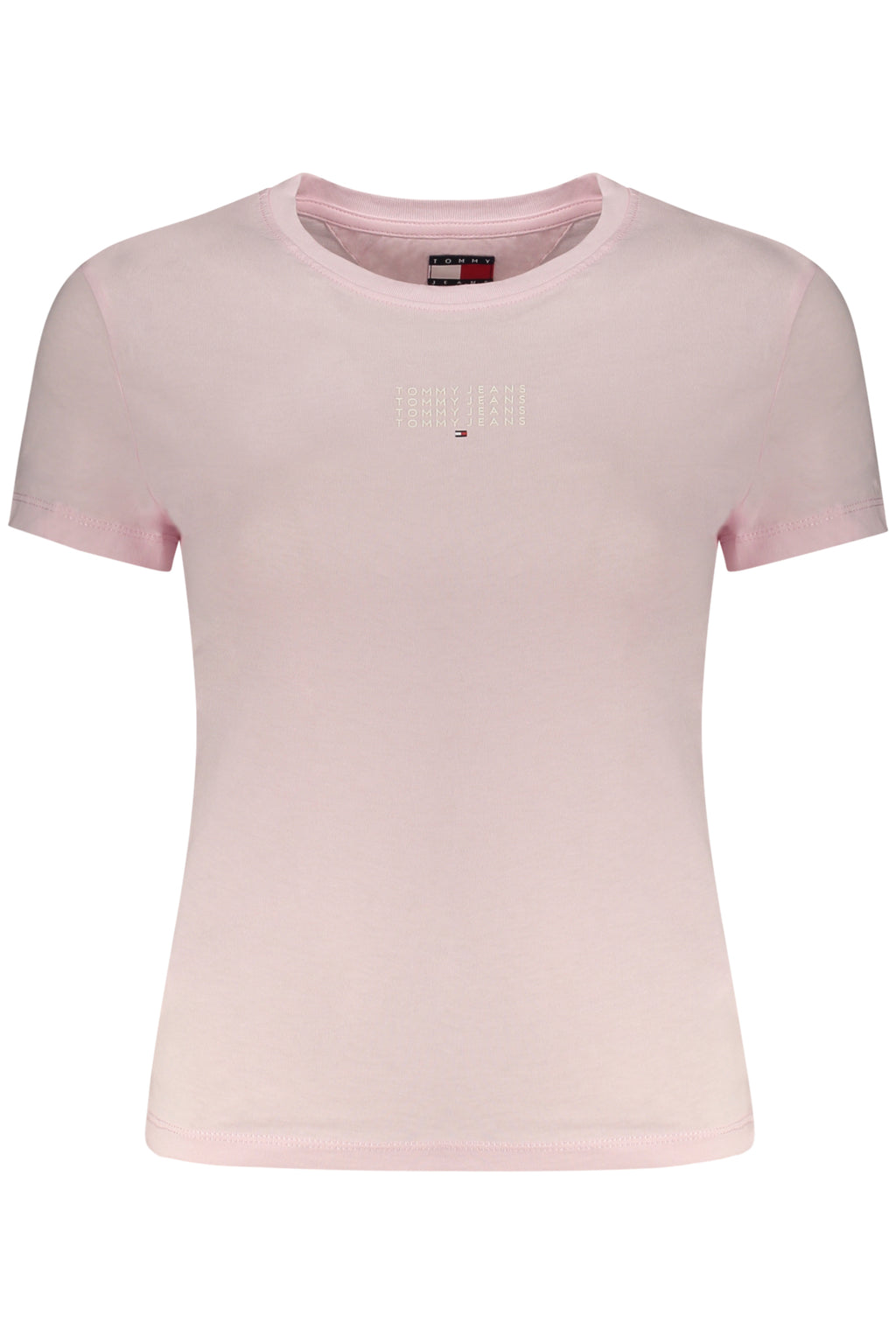 TOMMY HILFIGER WOMEN'S PINK SHORT-SLEEVE T-SHIRT 