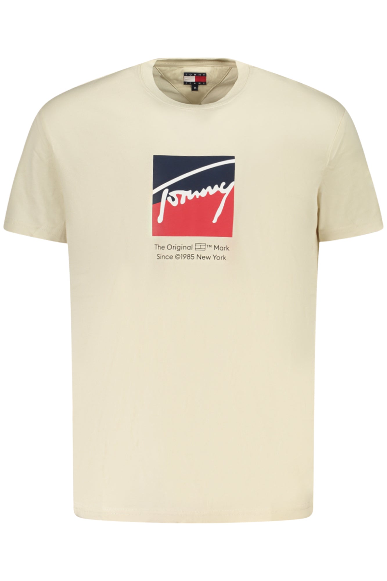 CAMISETA DE MANGA CORTA TOMMY HILFIGER PARA HOMBRE BEIGE 