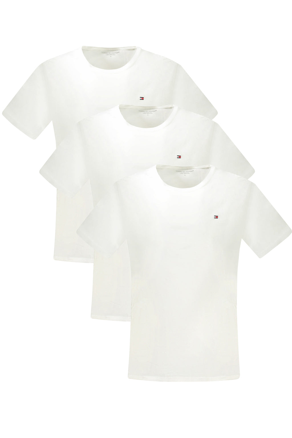 TOMMY HILFIGER T-SHIRT MANICHE CORTE UOMO BIANCO