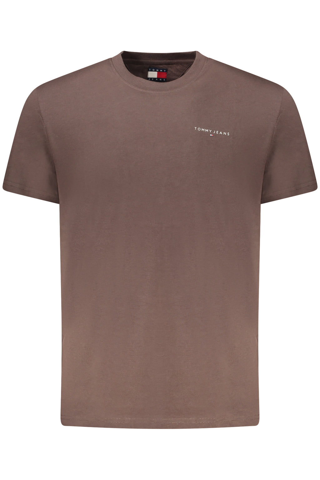 TOMMY HILFIGER T-SHIRT MANICHE CORTE UOMO MARRONE