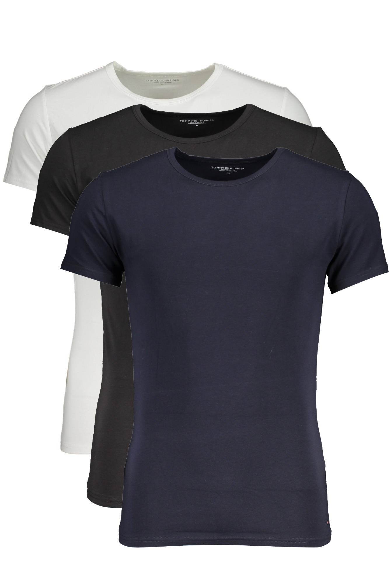 TOMMY HILFIGER T-SHIRT MANICHE CORTE UOMO NERO