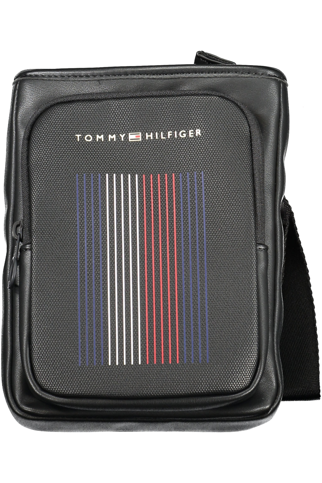 TOMMY HILFIGER MEN'S BLACK SHOULDER BAG 