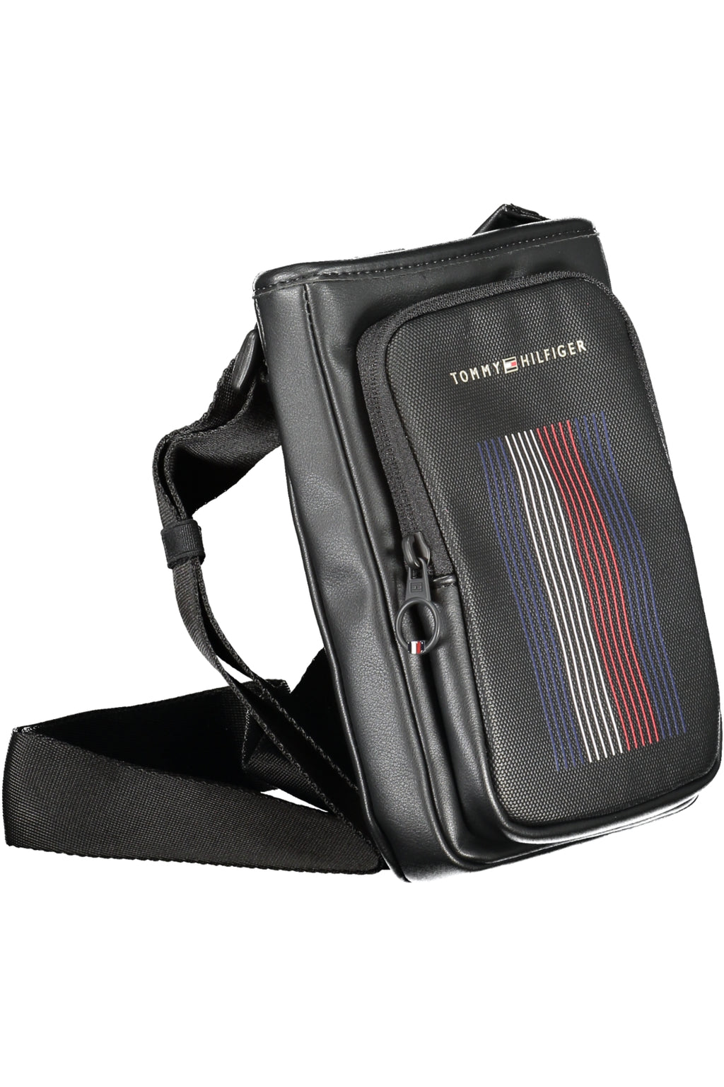 TOMMY HILFIGER MEN'S BLACK SHOULDER BAG 