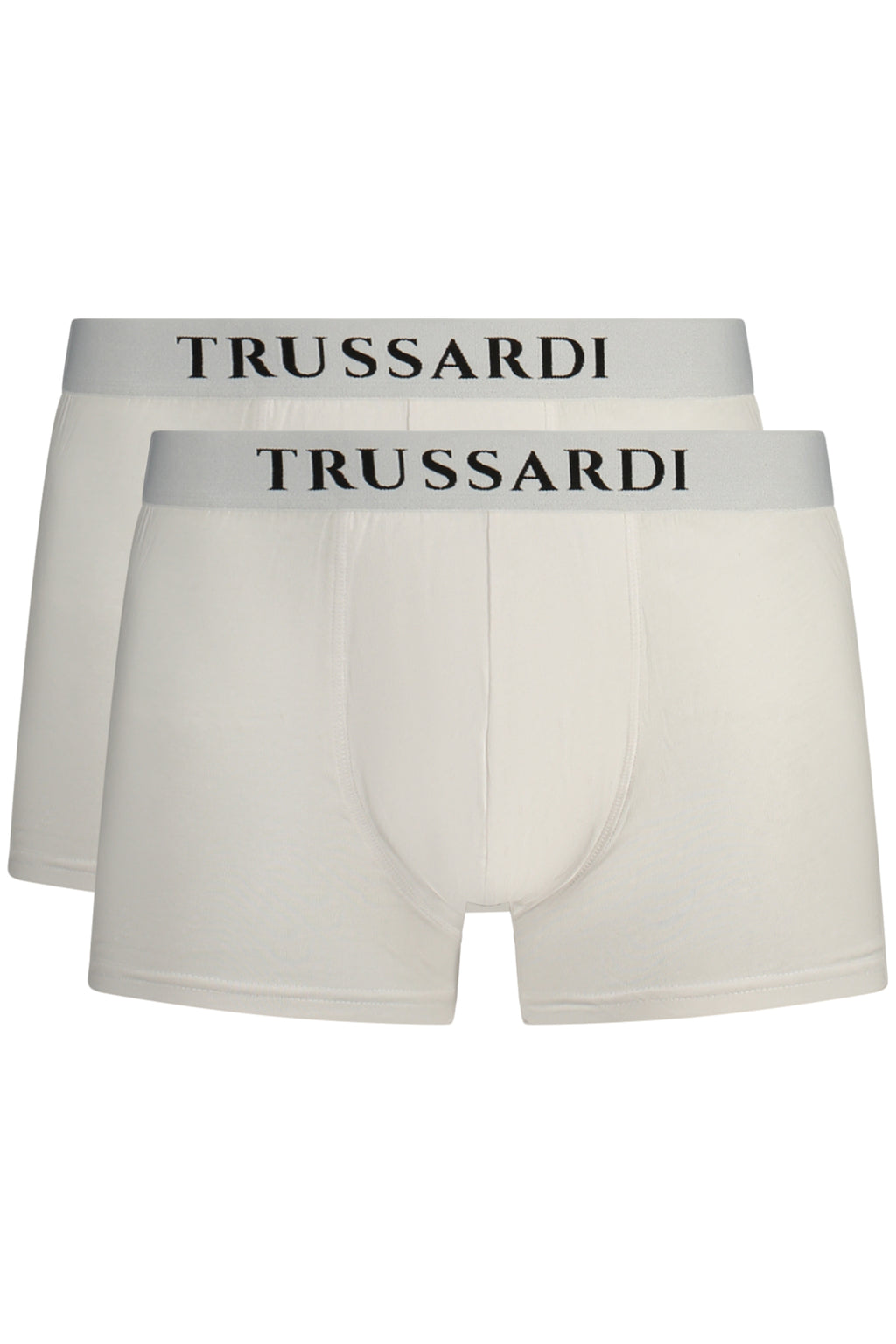 TRUSSARDI MEN'S WHITE BOXER 