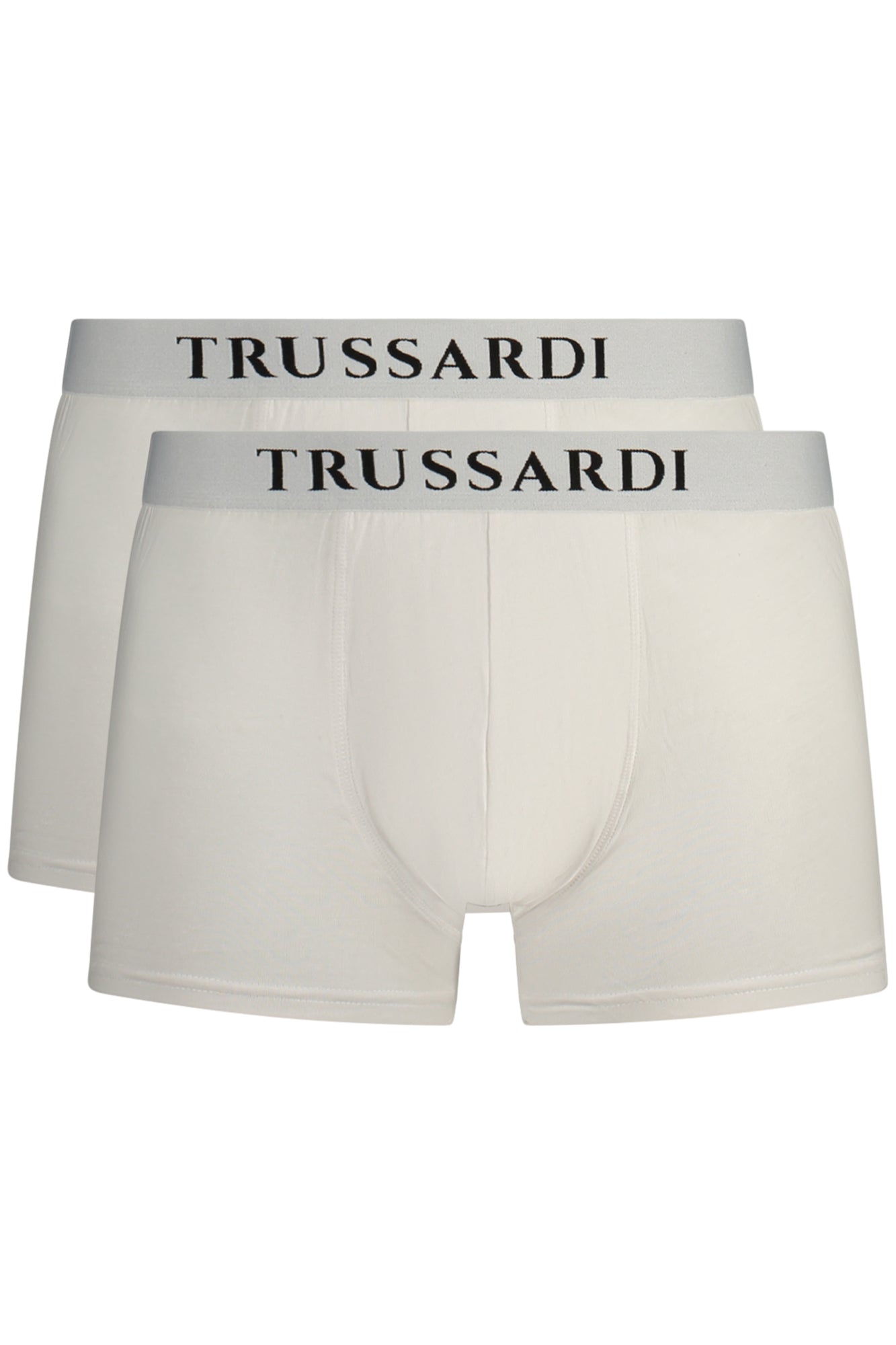 TRUSSARDI MEN'S WHITE BOXER 
