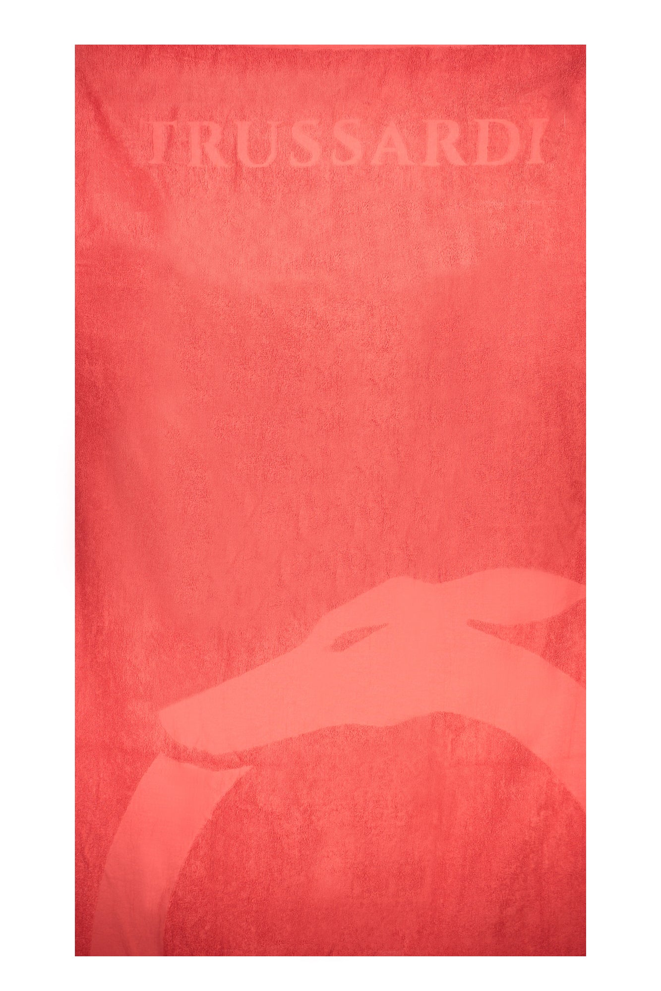 TRUSSARDI JEANS WOMEN'S RED BEACH TOWEL 