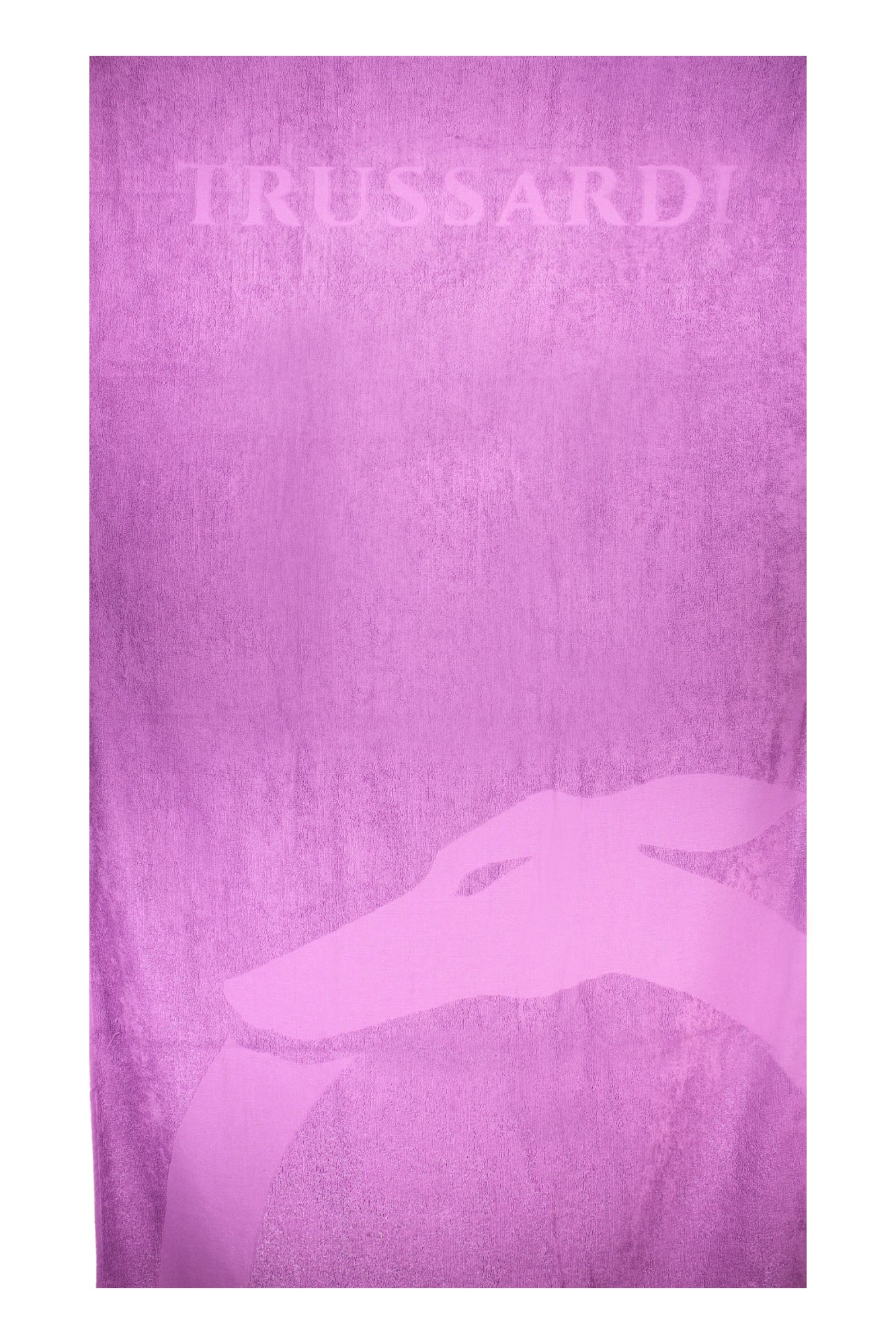 TRUSSARDI JEANS WOMEN'S PURPLE BEACH TOWEL 