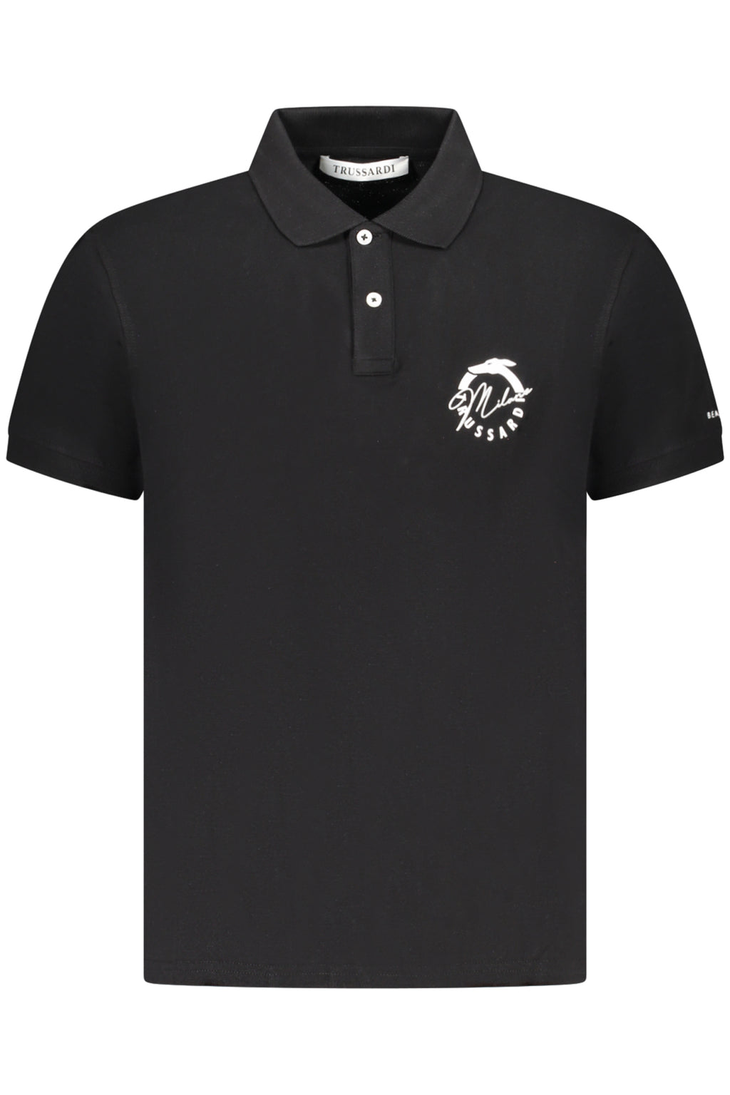 POLO DE MANGA CORTA PARA HOMBRE TRUSSARDI, NEGRO 