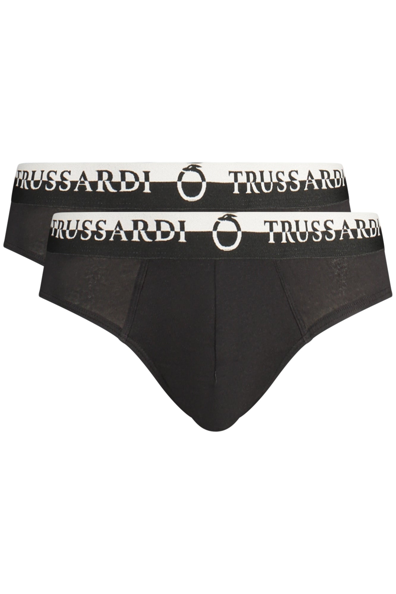 TRUSSARDI MEN'S BLACK BRIEFS 