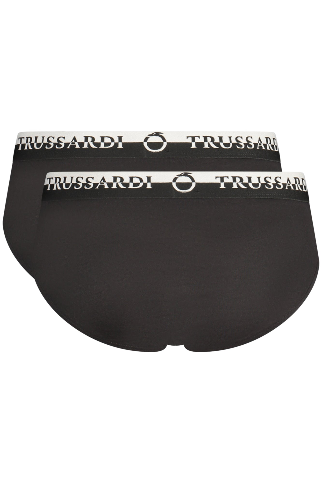 TRUSSARDI MEN'S BLACK BRIEFS 