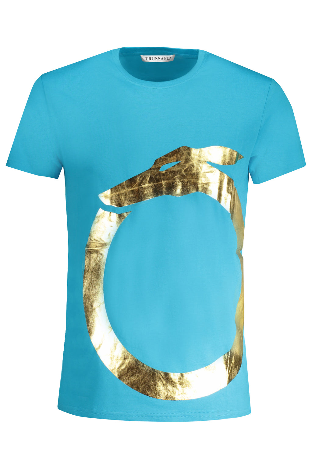 CAMISETA DE MANGA CORTA TRUSSARDI PARA HOMBRE, AZUL 