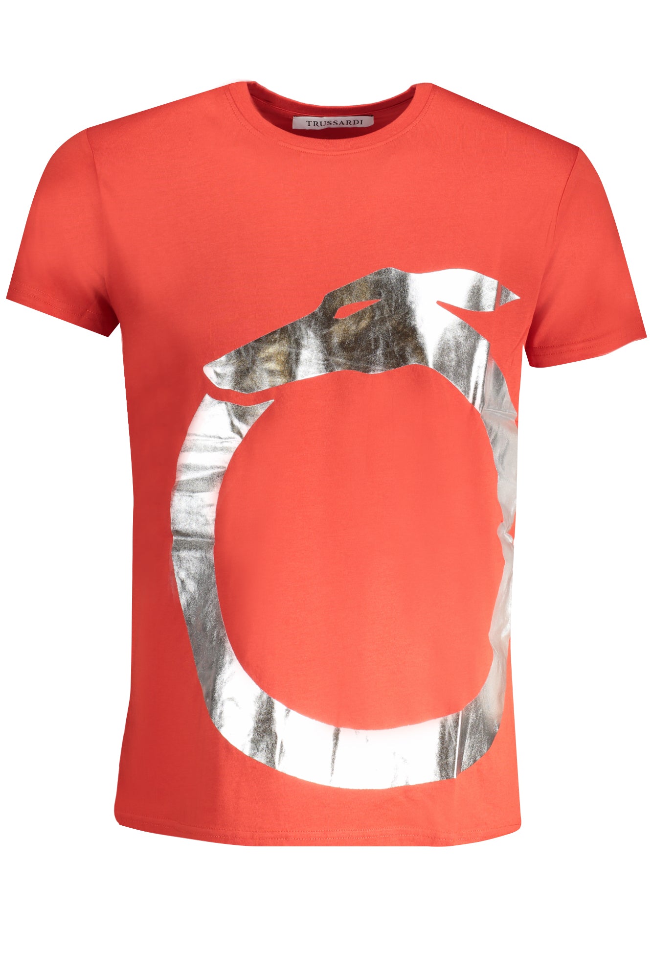 CAMISETA DE MANGA CORTA TRUSSARDI PARA HOMBRE, ROJA 