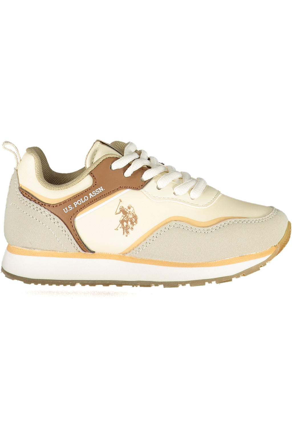 US POLO ASSN. CHILDREN'S BEIGE SPORTS FOOTWEAR 