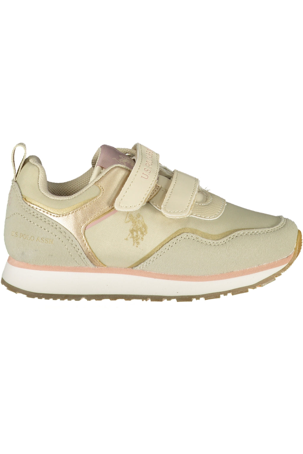US POLO BEST PRICE KIDS' BEIGE SPORTS SHOES 