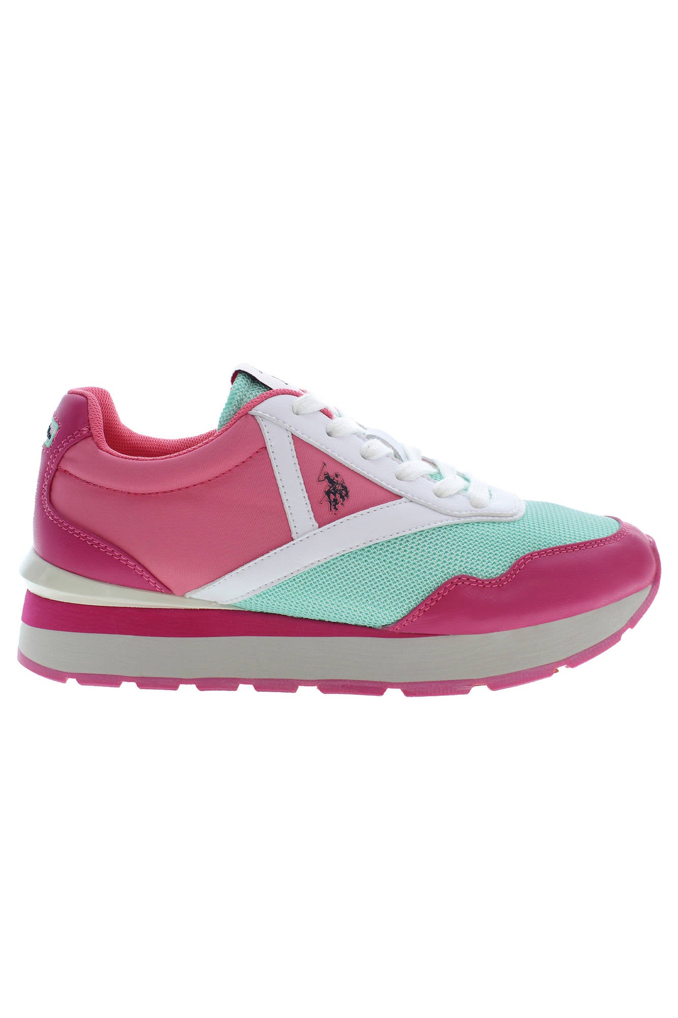 US POLO BEST PRICE WOMEN'S PINK SPORTS SHOES 