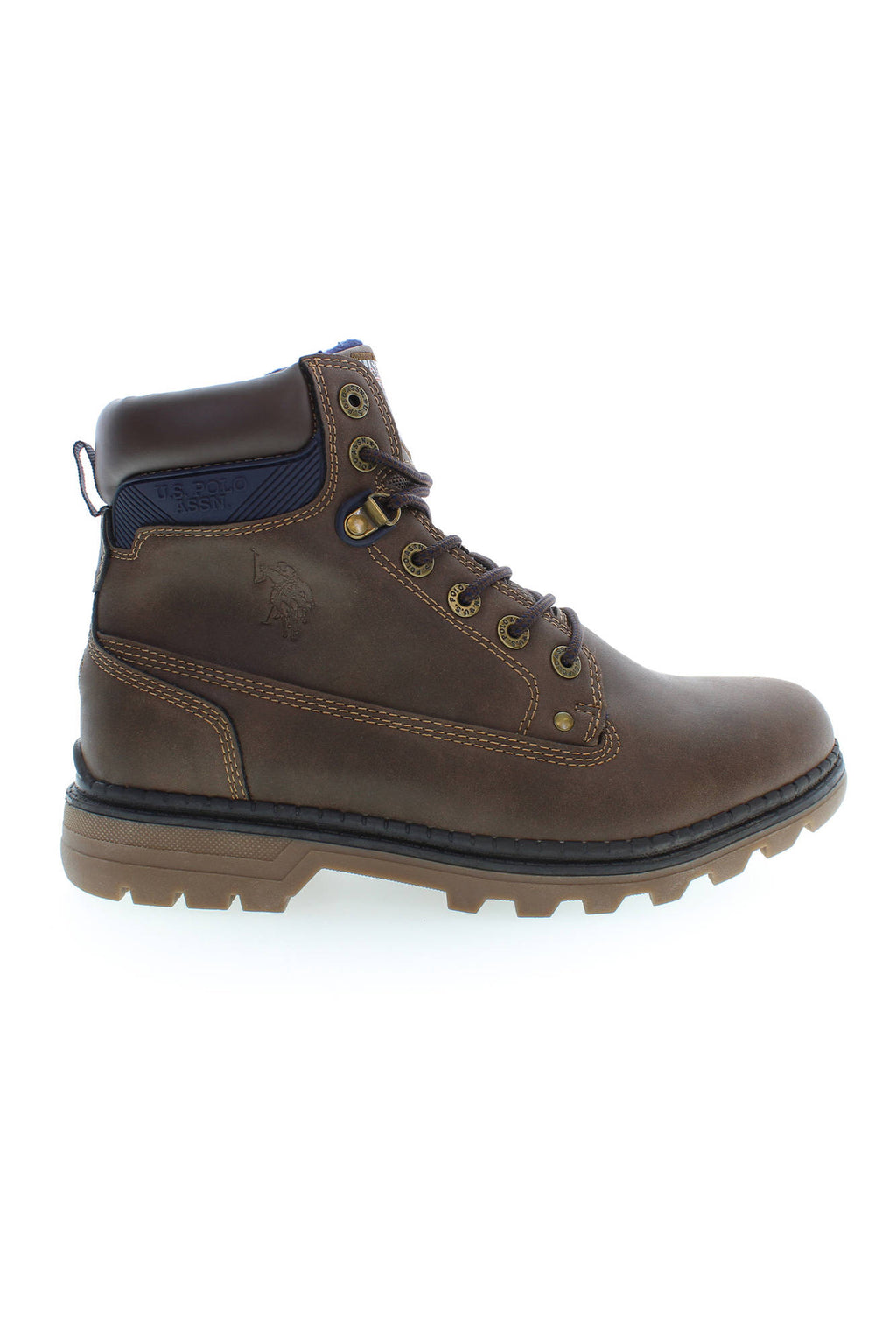 US POLO BEST PRICE MEN'S BROWN BOOT FOOTWEAR