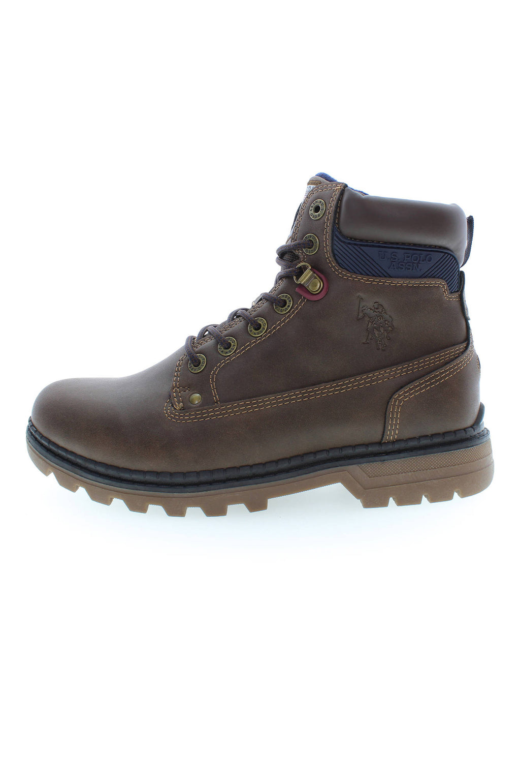 US POLO BEST PRICE MEN'S BROWN BOOT FOOTWEAR
