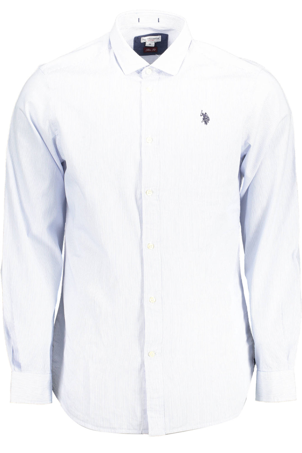 U.S. POLO CAMICIA MANICHE LUNGHE UOMO AZZURRO