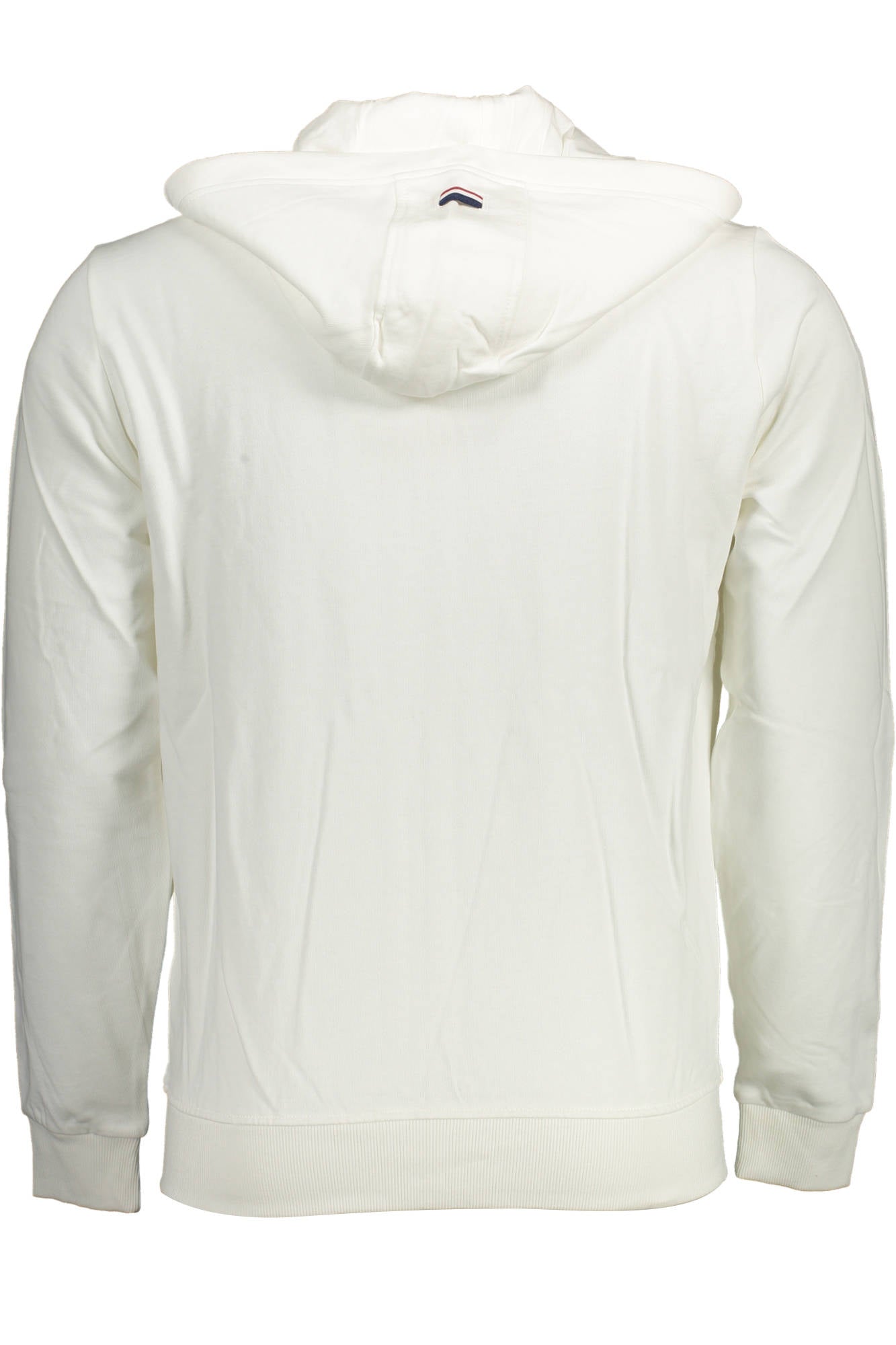 US POLO MEN'S WHITE ZIP-UP SWEATSHIRT 