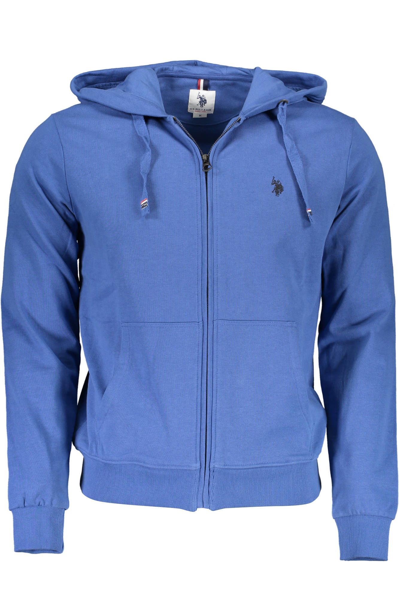 US POLO MEN'S BLUE ZIP-UP SWEATSHIRT 