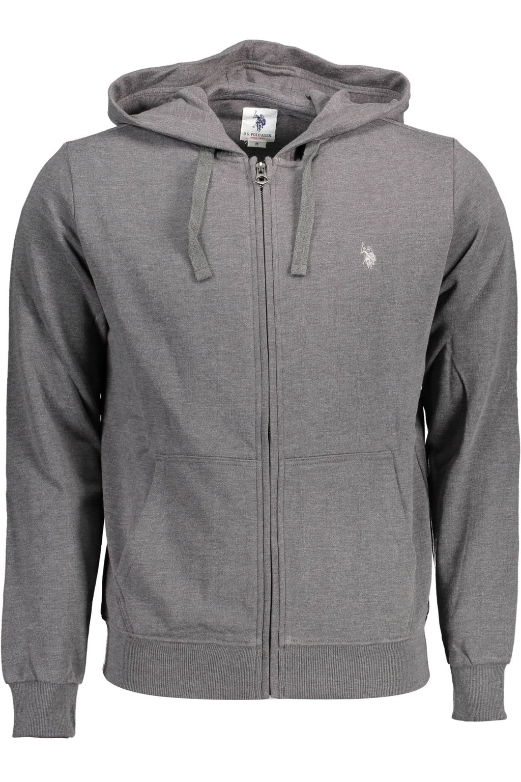US POLO MEN'S ZIPPED SWEATSHIRT GREY 