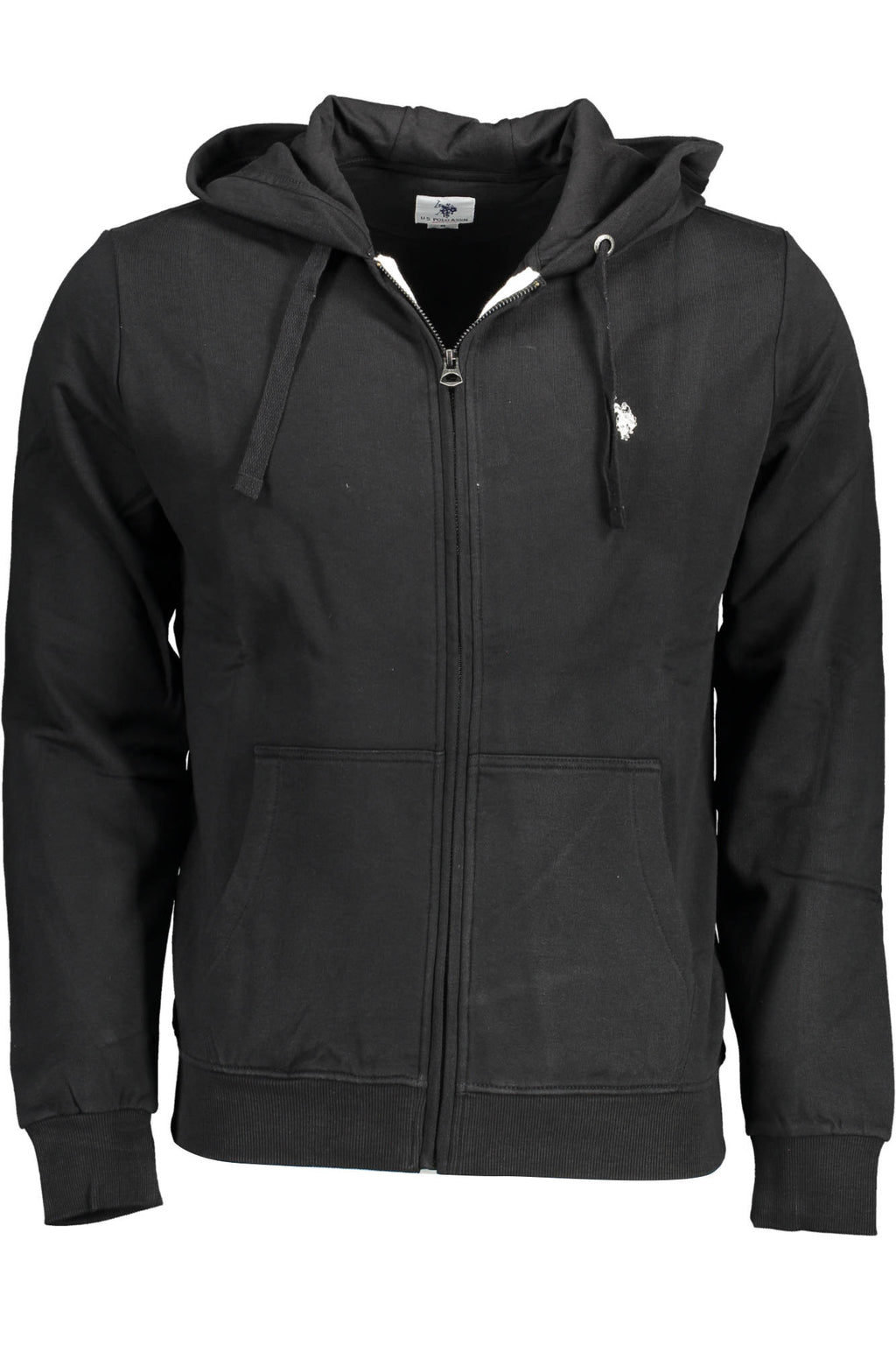 US POLO MEN'S BLACK ZIP-UP SWEATSHIRT 