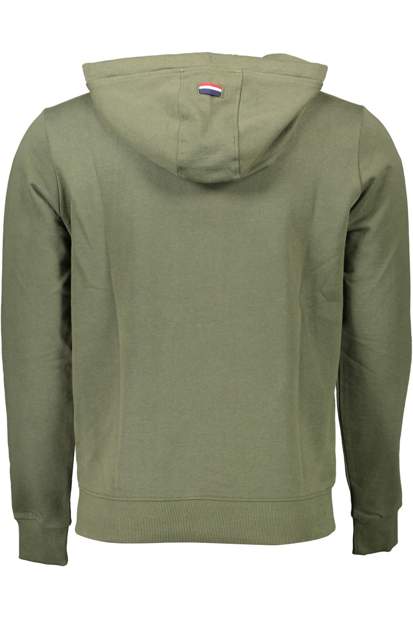 US POLO MEN'S GREEN ZIP-UP SWEATSHIRT 