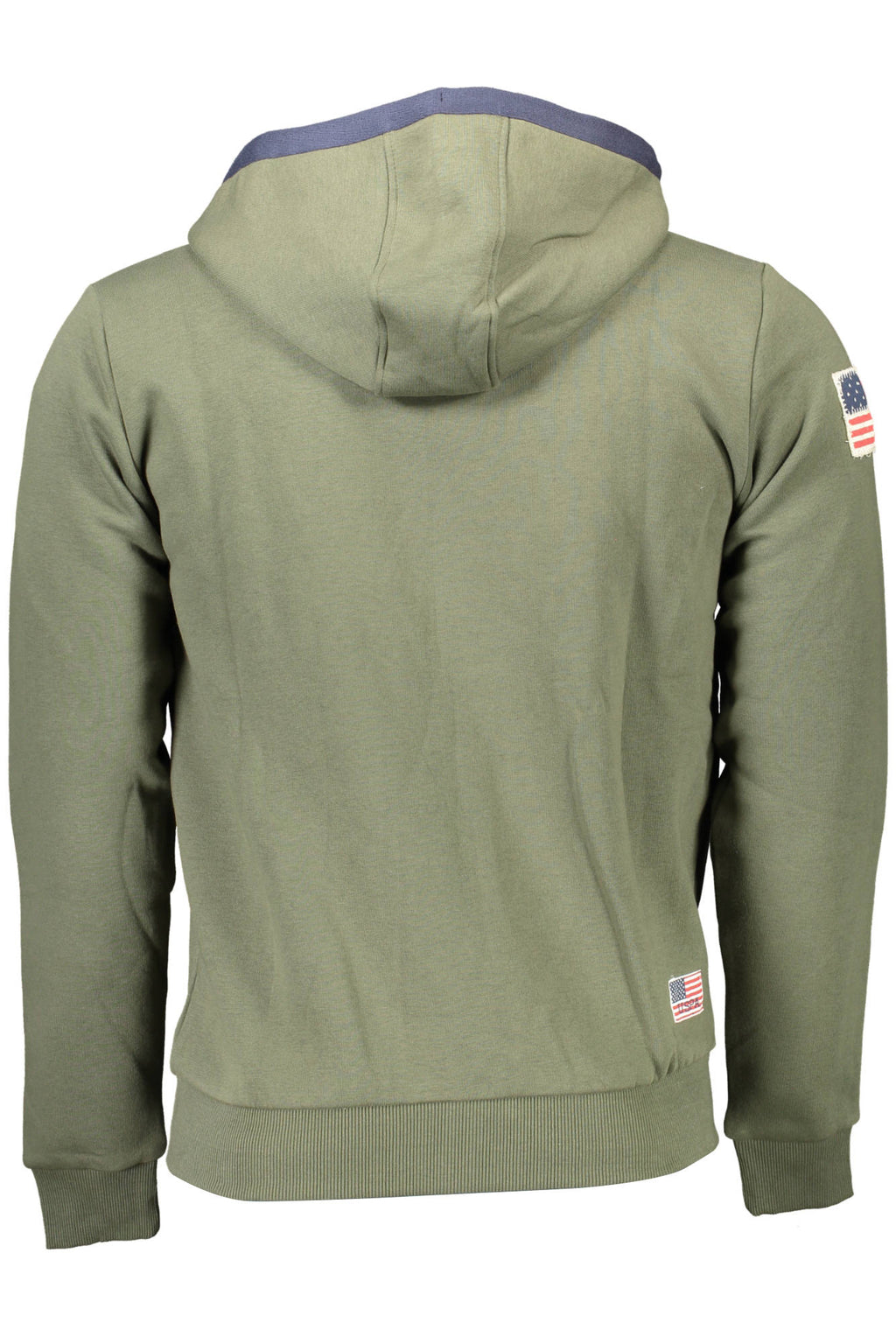 US POLO MEN'S GREEN ZIP-UP SWEATSHIRT 