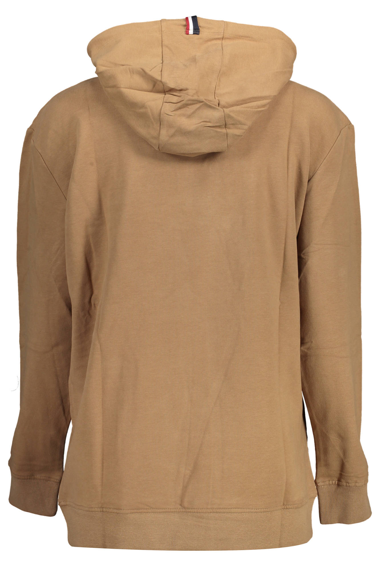 US POLO WOMEN'S BROWN ZIP-UP SWEATSHIRT 