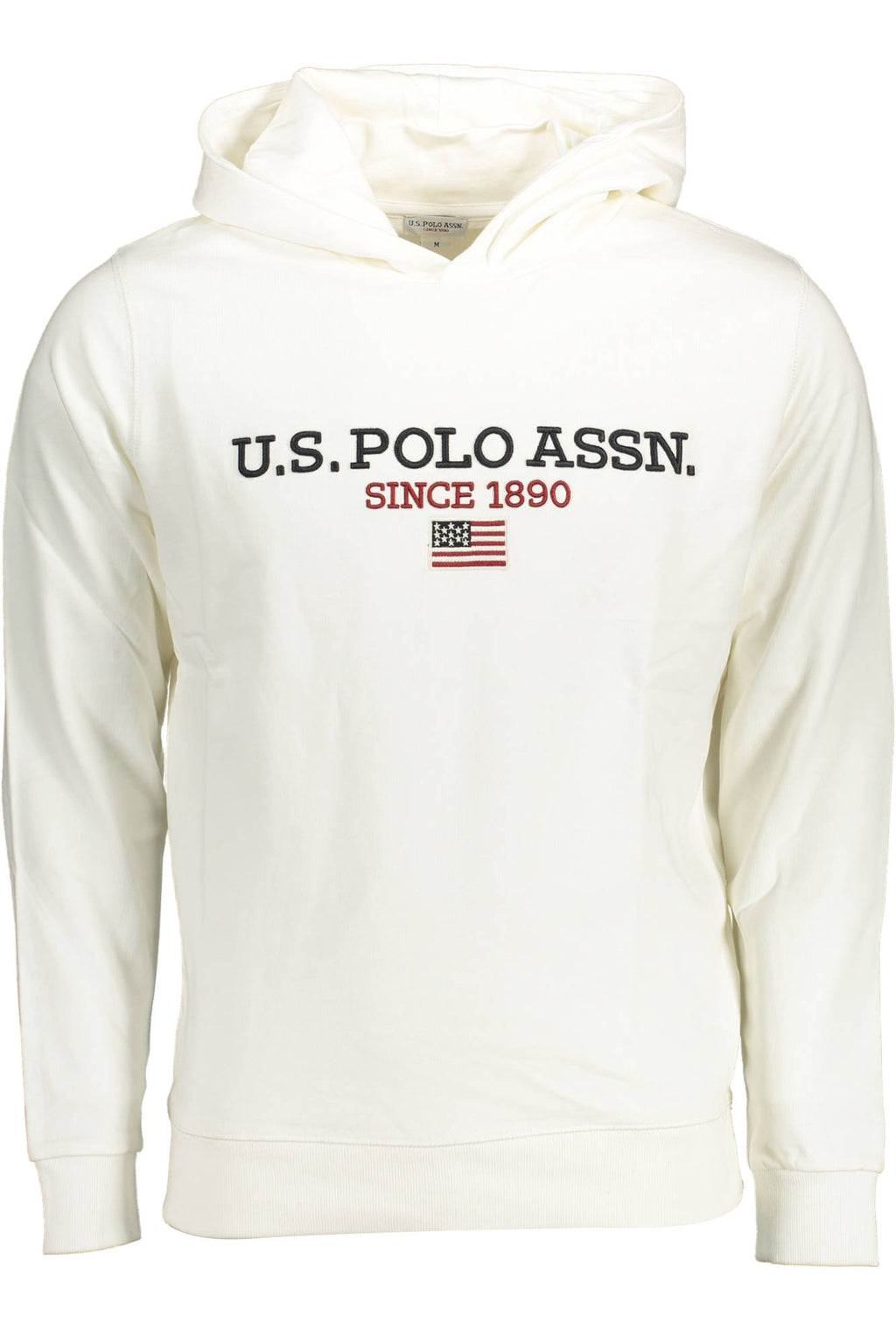 US POLO SWEATSHIRT WITHOUT ZIP FOR MEN, WHITE 