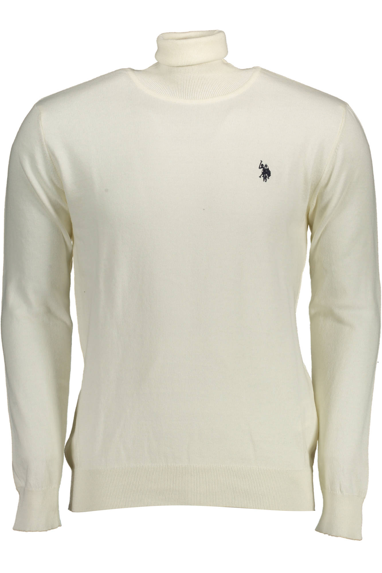 POLO BLANCO DE CUELLO ALTO PARA HOMBRE DE EE. UU. 