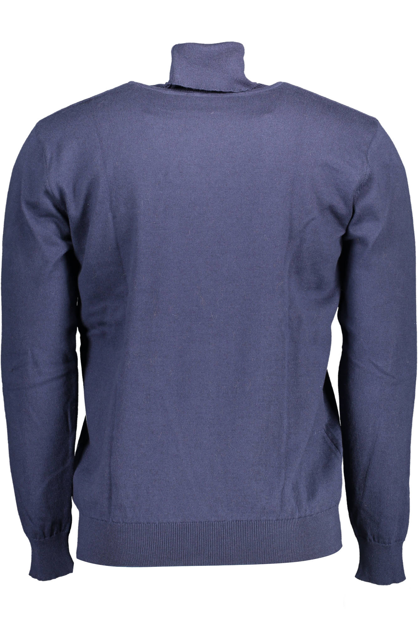 POLO AZUL DE CUELLO ALTO PARA HOMBRE DE EE. UU. 
