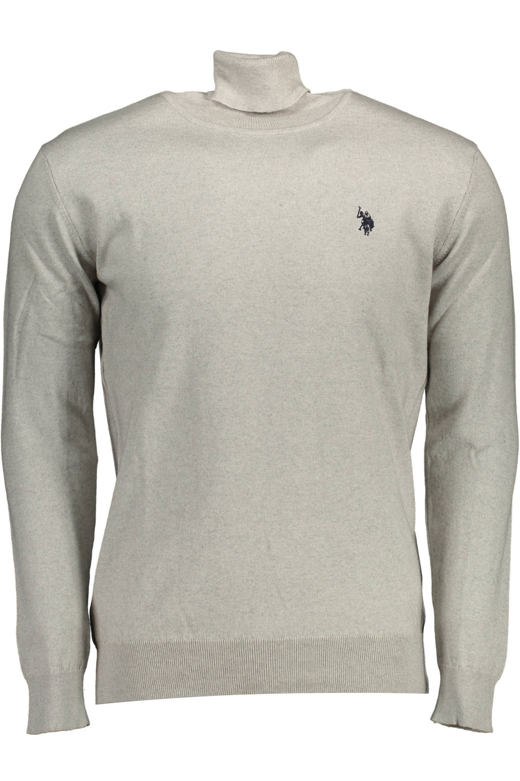 POLO GRIS DE CUELLO ALTO PARA HOMBRE DE EE. UU. 