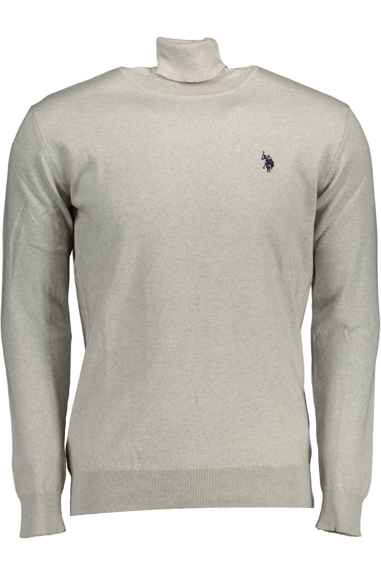 POLO GRIS DE CUELLO ALTO PARA HOMBRE DE EE. UU. 
