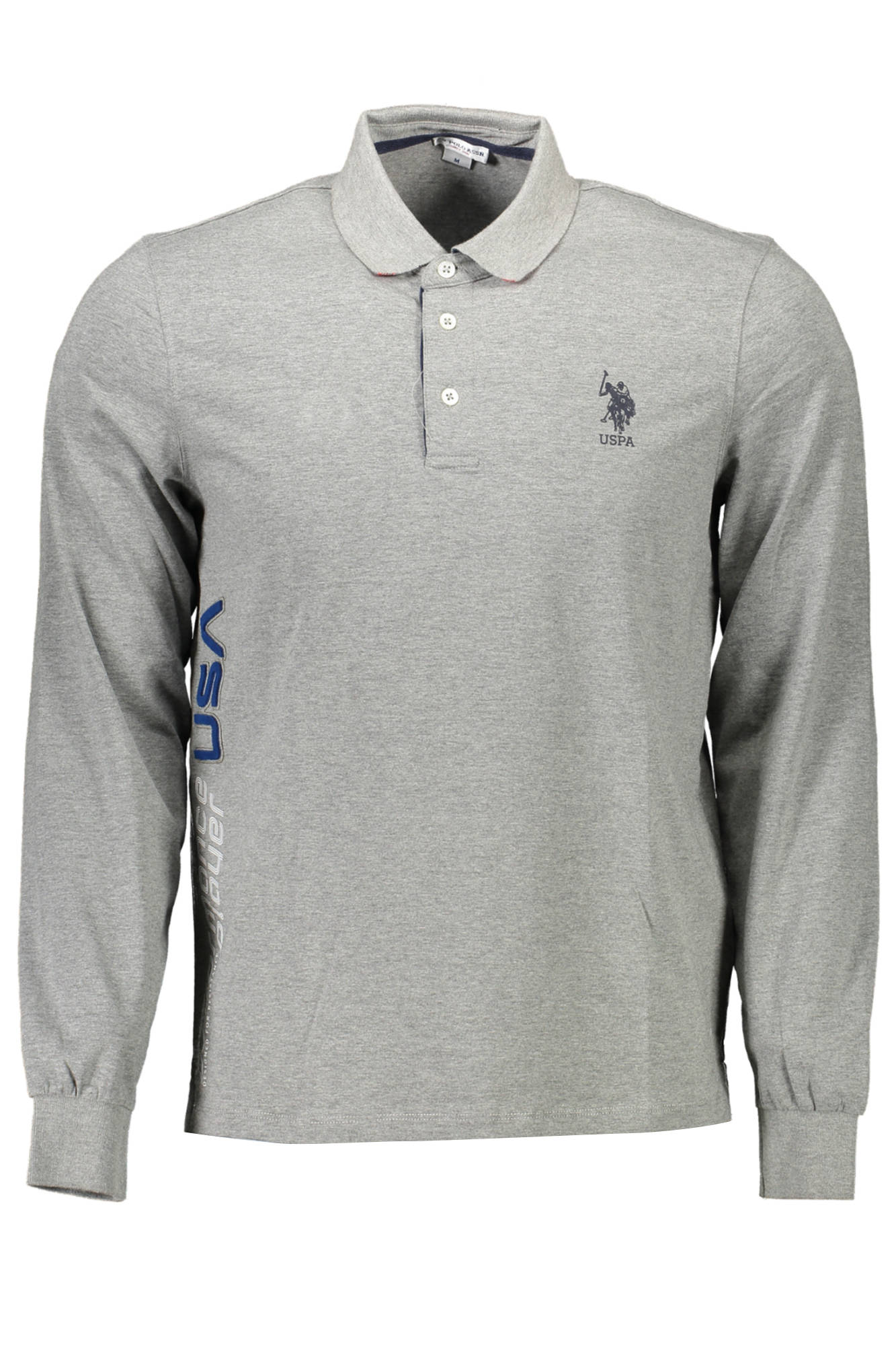 POLO DE MANGA LARGA PARA HOMBRE US POLO GRIS 