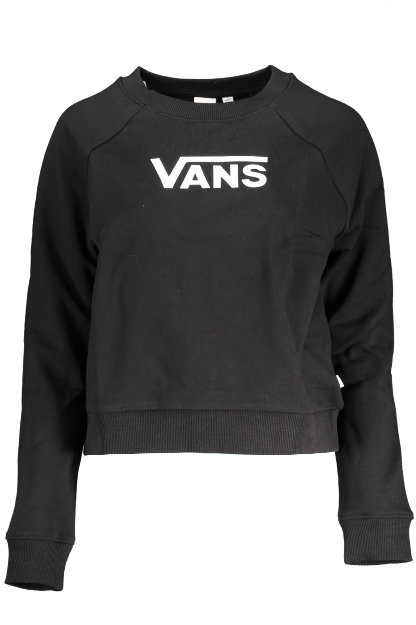 VANS WOMEN'S BLACK ZIP-UP SWEATSHIRT 