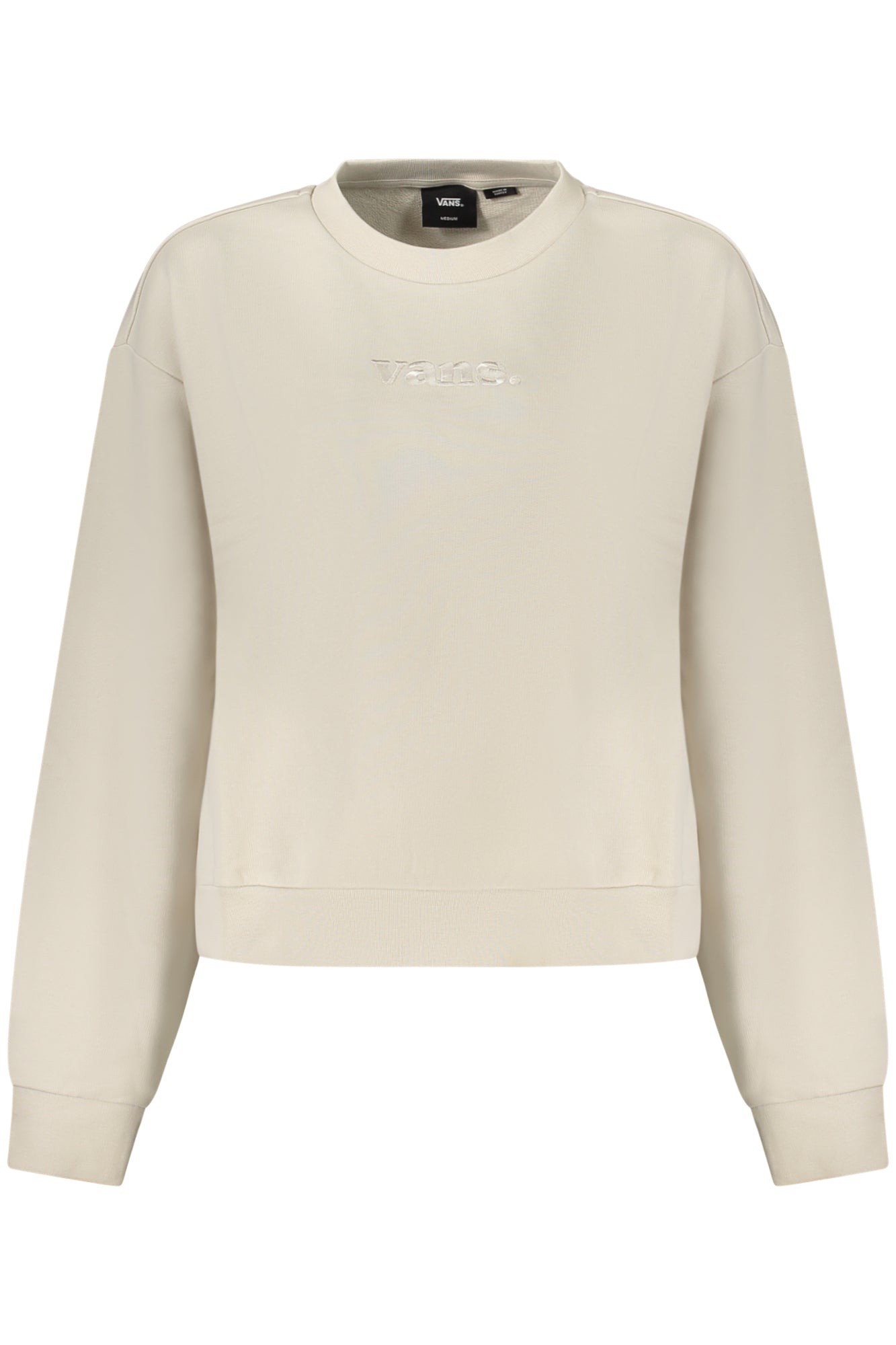 SUDADERA CON CREMALLERA DE MUJER VANS EN BEIGE 