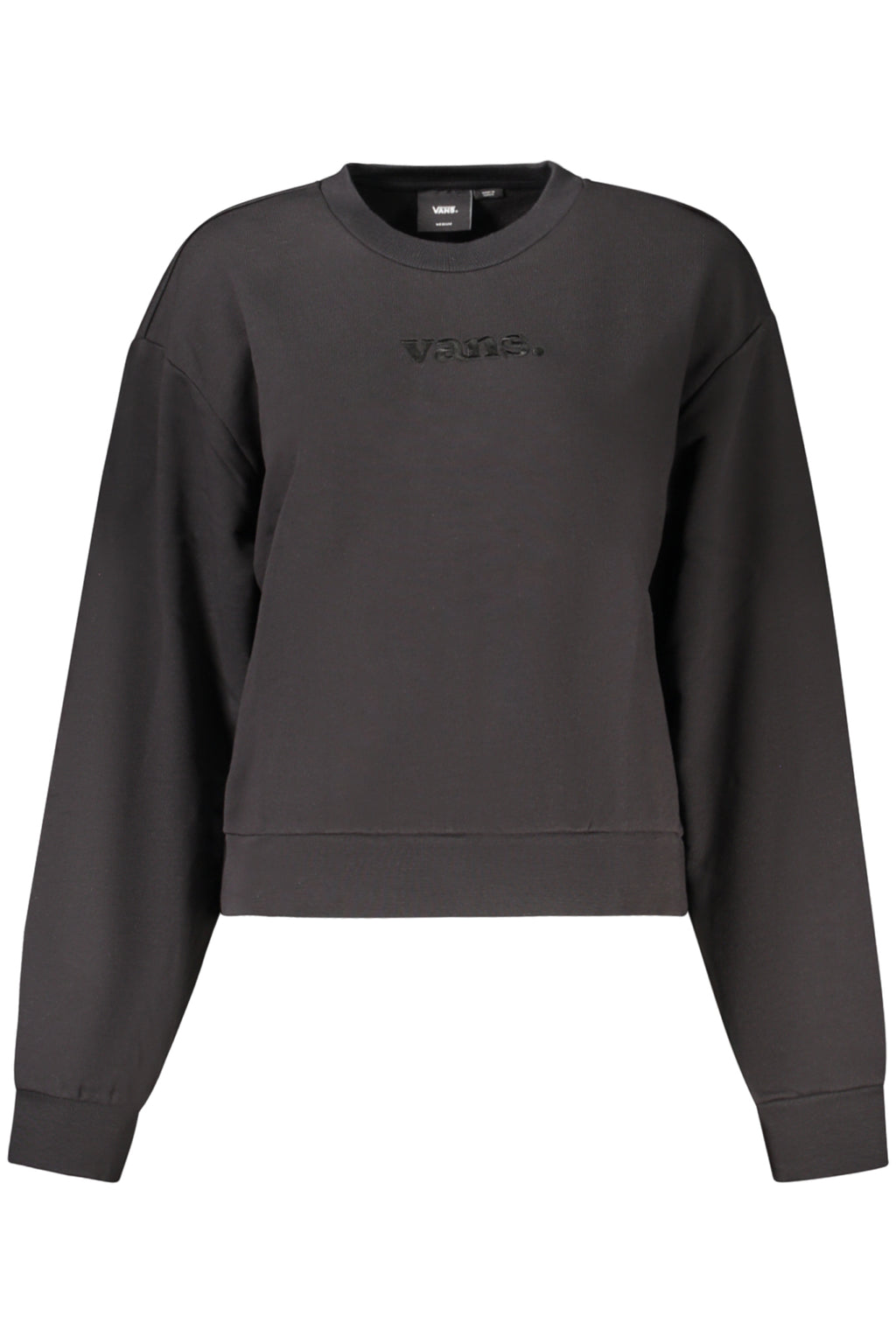 SUDADERA CON CREMALLERA PARA MUJER VANS NEGRA 
