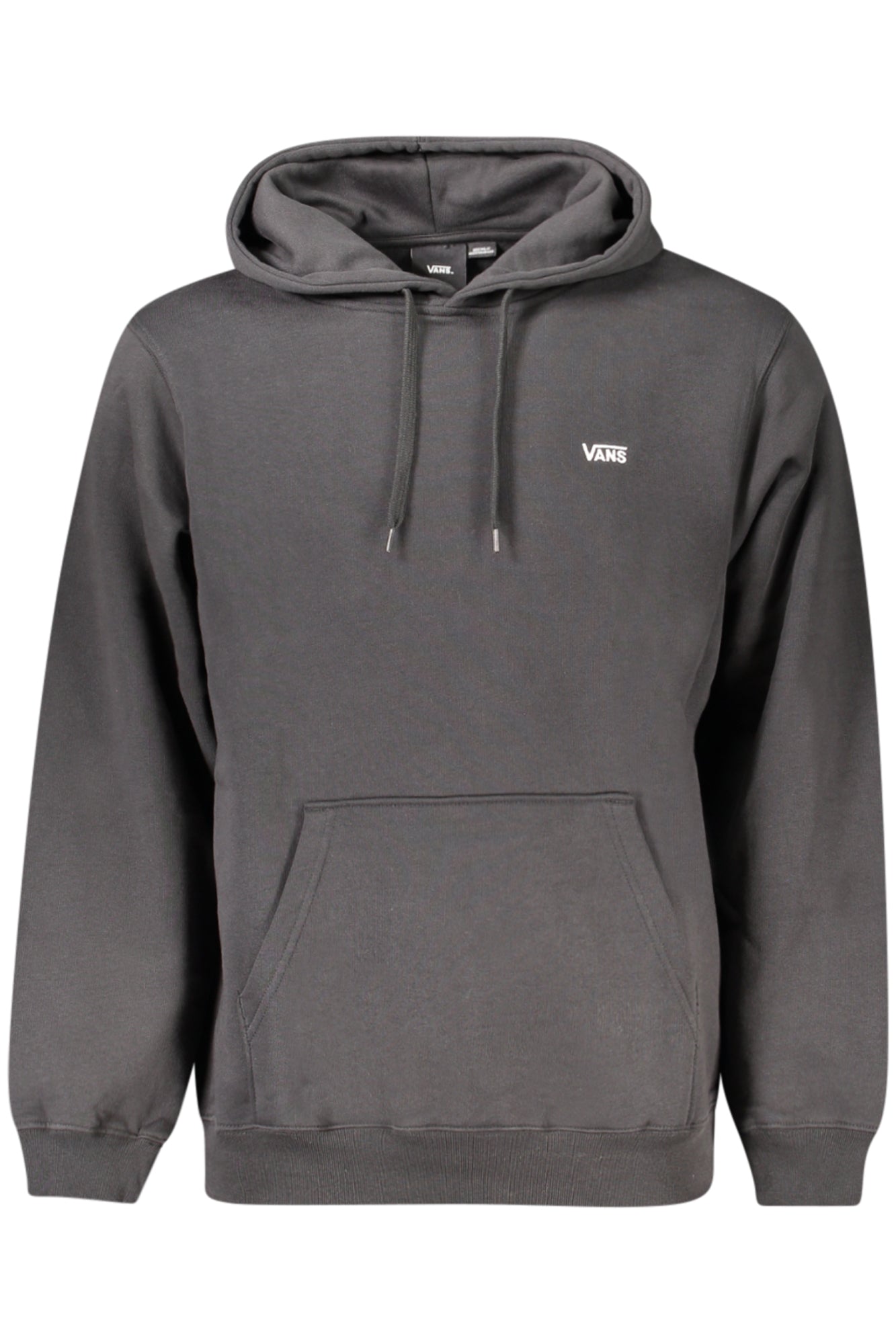 VANS MEN'S BLACK ZIP-UP SWEATSHIRT 