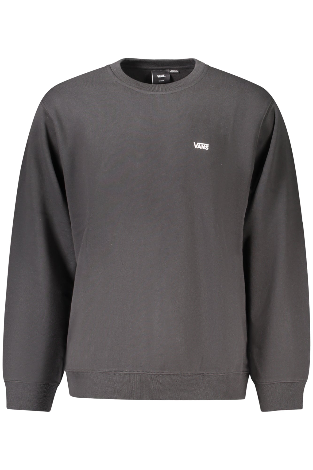 VANS MEN'S BLACK ZIP-UP SWEATSHIRT 