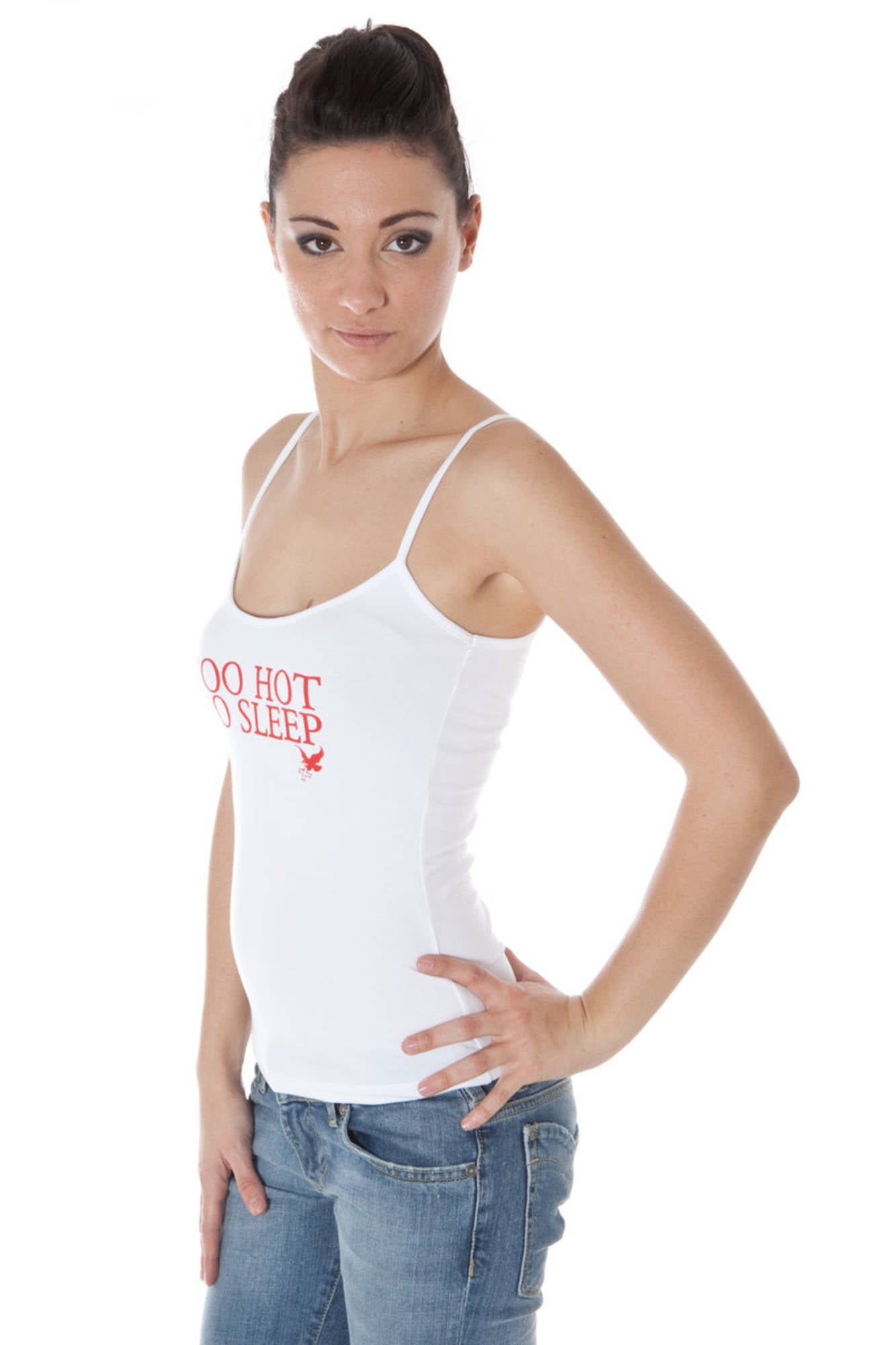 CAMISETA DE TIRANTES BLANCA PARA MUJER ZUELEMENTS 