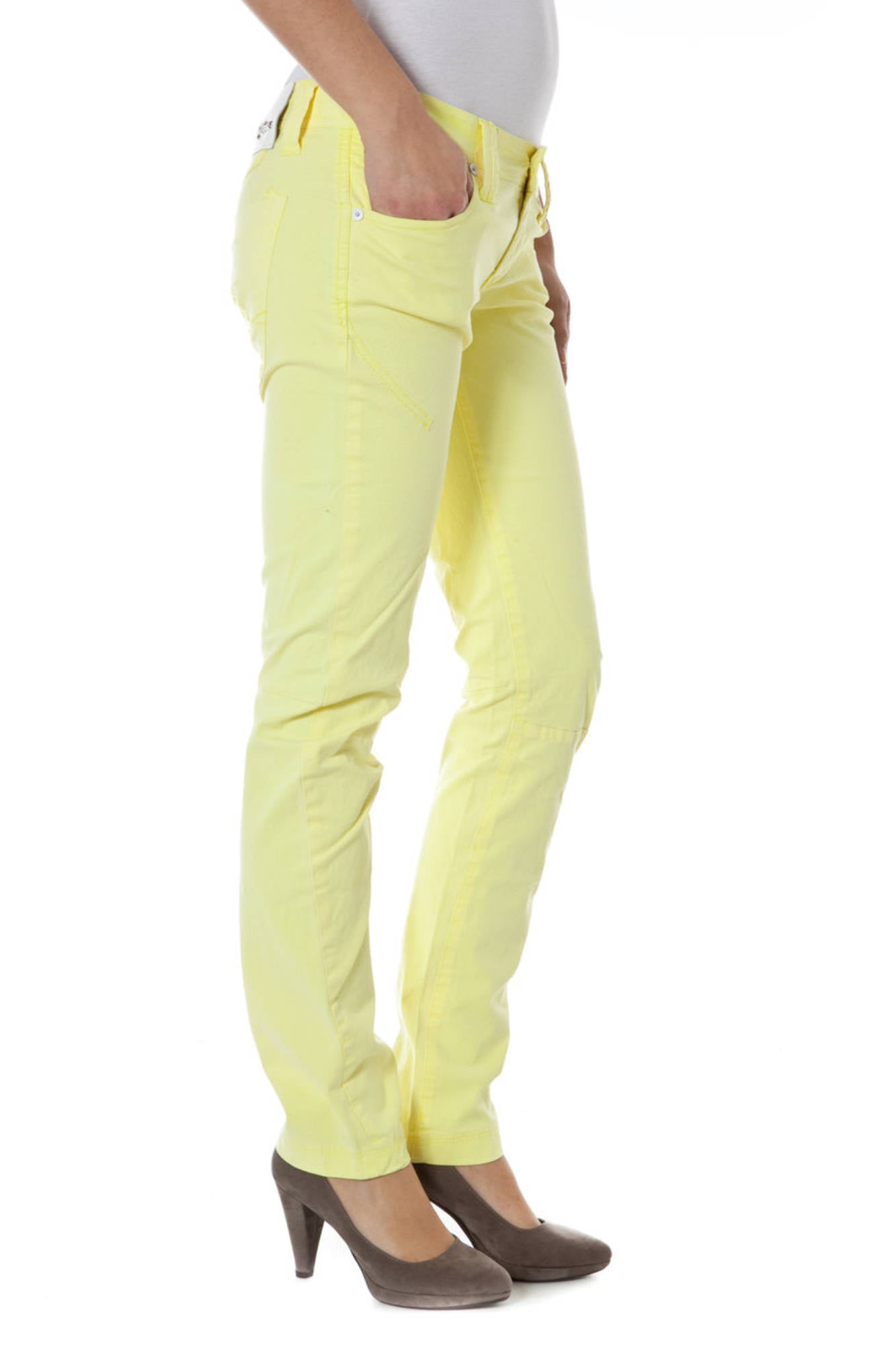 PANTALONES AMARILLOS DE MUJER ZUELEMENTS 